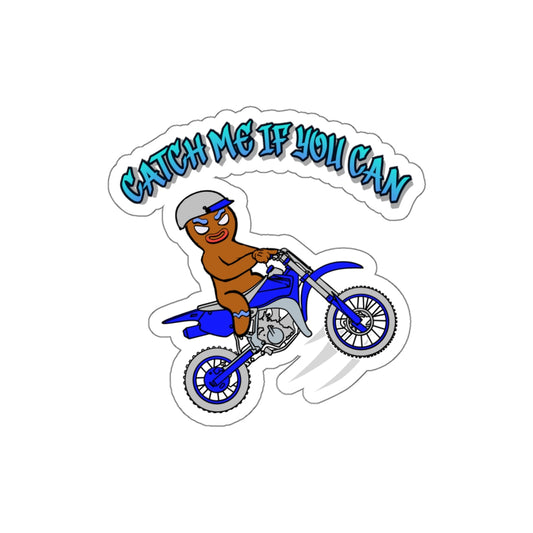 SSZ Catch Me If You Can Gingerbread Man Sticker