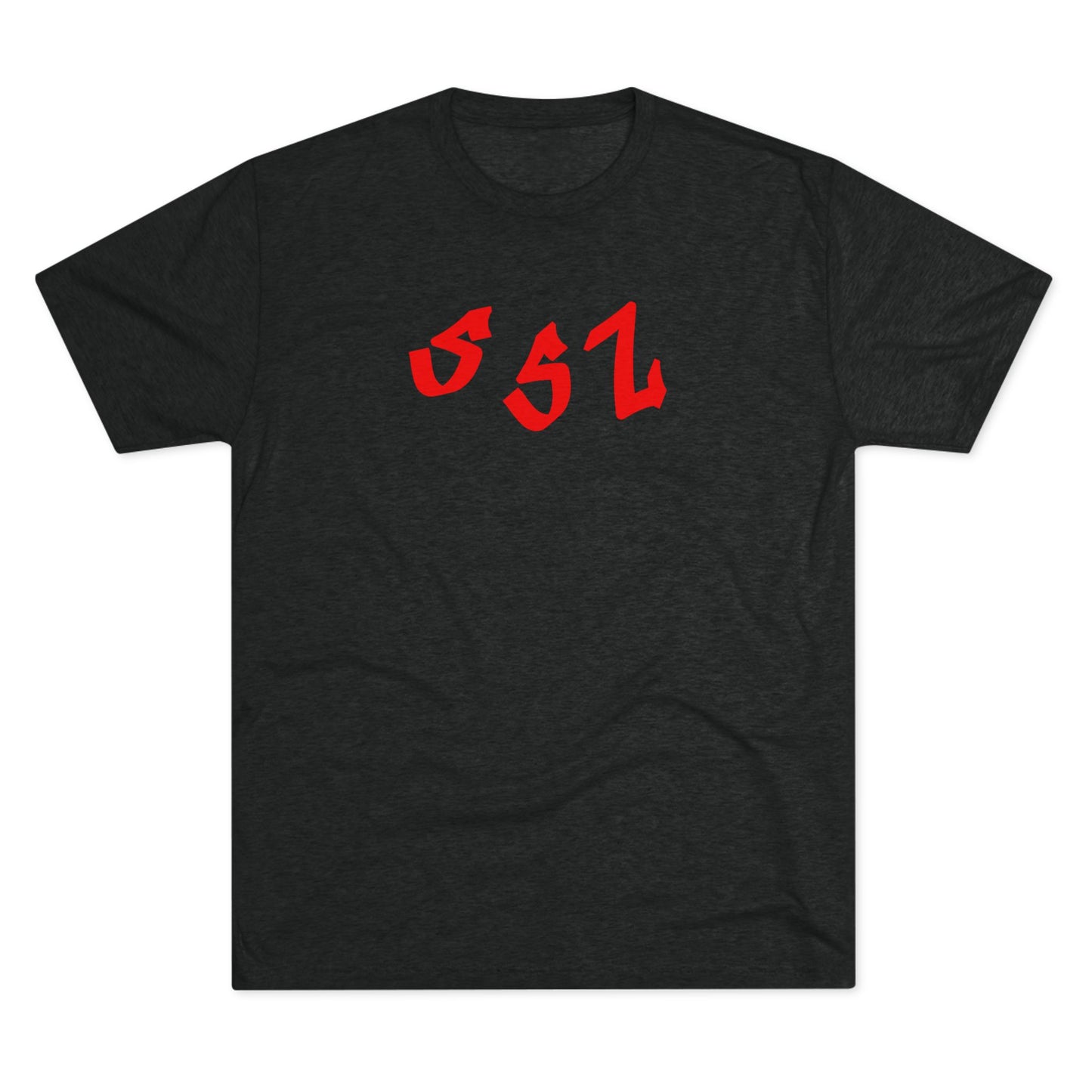 SSZ Oni Street Demonz Tee - Black and Red Wave