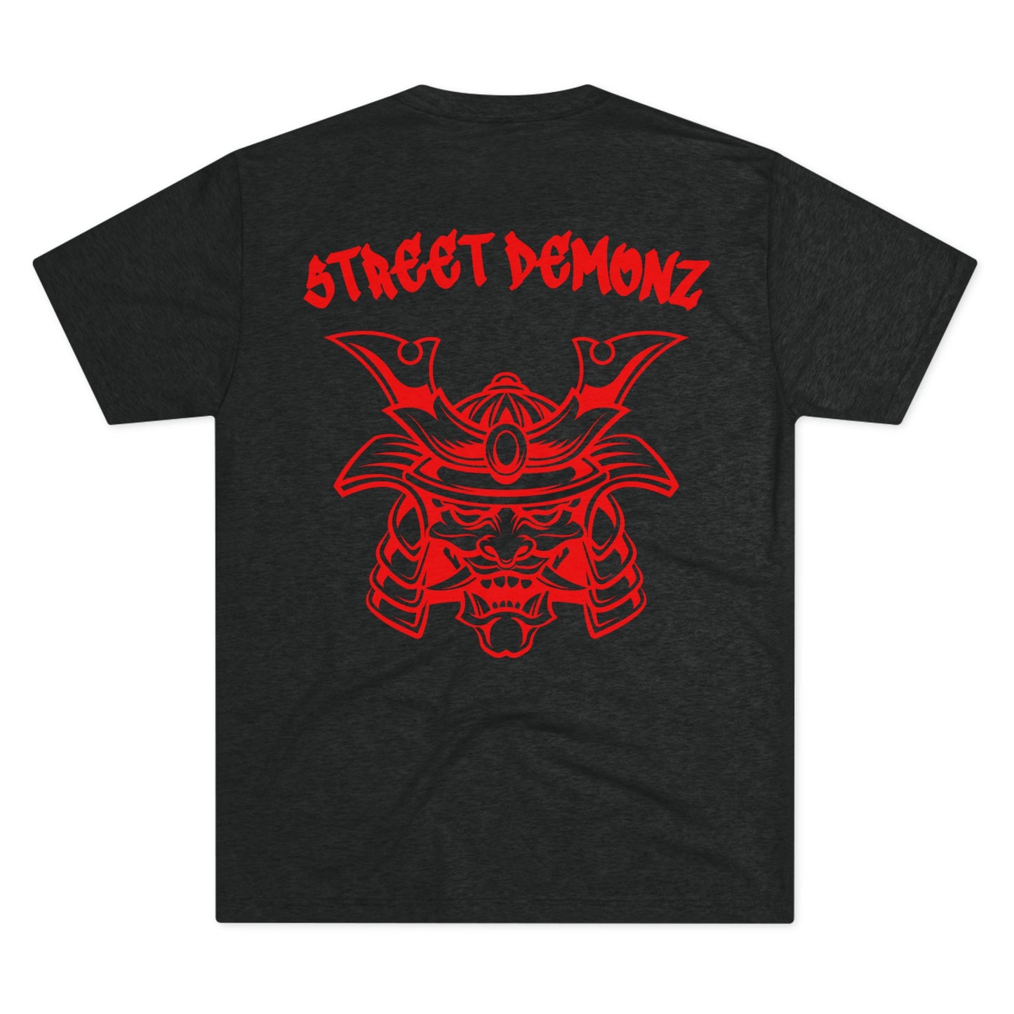 SSZ Oni Street Demonz Tee - Black and Red Wave